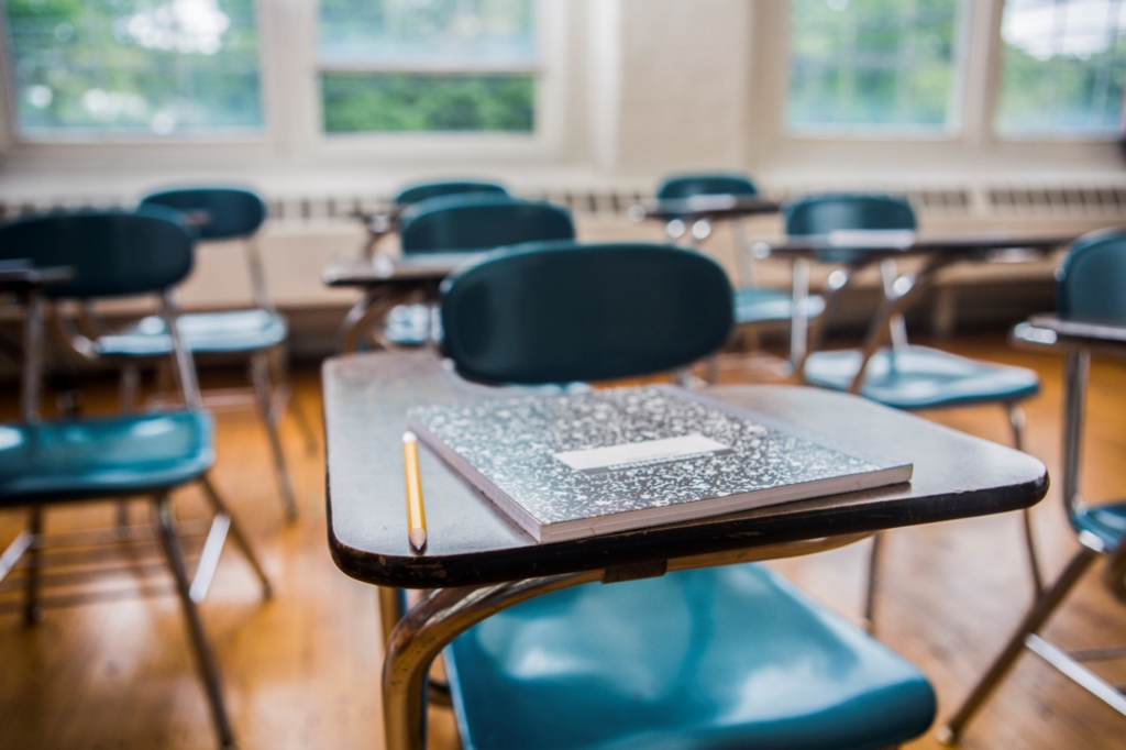 empty classroom